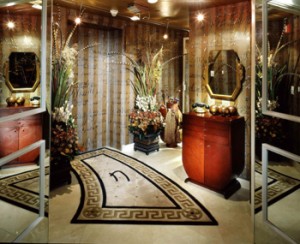 A private elevator foyer
